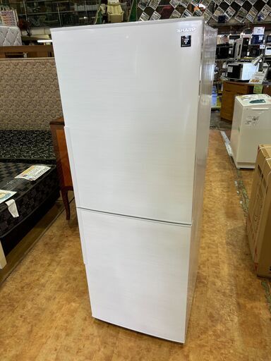 ✨安心の除菌洗浄済✨SHARP 2020年製 280L 2ドア冷蔵庫 SJ-PD28F-W【愛市IR016404-104】