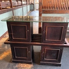 ★閉店のため格安★アンティーク風、レトロ 素敵なキャビネット
