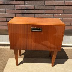 EA212)収納ボックス アンティーク ヨーロッパ輸入品  幅：約50cm 高さ：約51.5cm 奥行：約26cm 中古品【取りに来られる方限定】