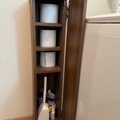 トイレットペーパー収納　トイレ収納ラックの画像