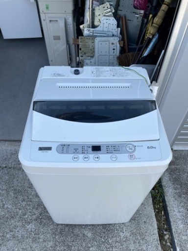 YAMADA 6kg洗濯機　YWM-T60G1  2019年製