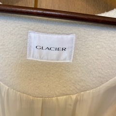 GLACIER 白のコート　Mサイズ　服/ファッション スーツ レディースの画像