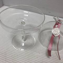 ▼【ドーム型容器　インテリア雑貨　未使用　長期保管品　芳香剤つき　】飾り 洋風 薔薇 バラ（NF240130）Zi-515-58の画像