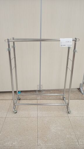 ★ジモティ割あり★  ハンガーラック シルバー H×D×W クリーニング済み TJ5255