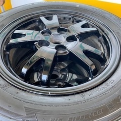 車のパーツ タイヤプリウスホ純正ホイールスタドッレスタイヤ、ホイールの画像
