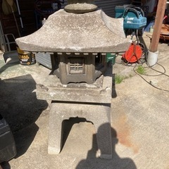 灯篭 アンティーク 石 昭和レトロ の画像