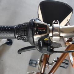 美品かと！自転車 折りたたみ自転車の画像