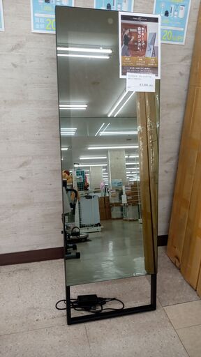 ★ジモティ割あり★ 株式会社One Third Residence フィットネスミラー シルバー H×D×W クリーニング済み TJ5261