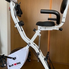 ★美品★ エアロバイクBARWING ホワイト