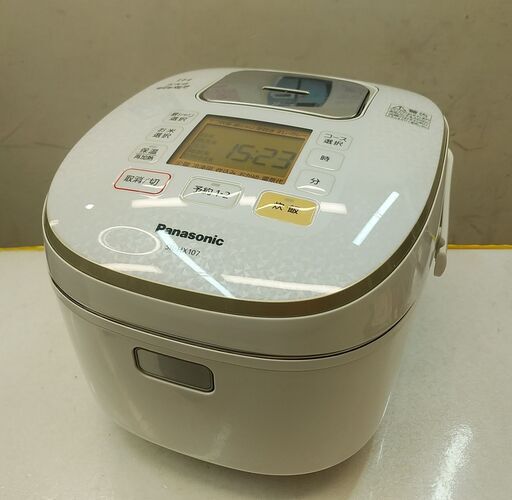 品質保証☆配達有り！7000円(税別）パナソニック IHジャー炊飯器 おどり炊き 2018年製 ホワイト 釜キズあり