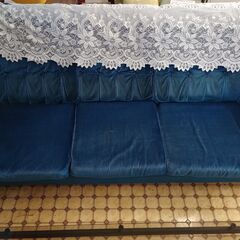 ソファ セット ガラステーブル付の画像