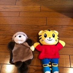 ぬいぐるみとパペットの画像