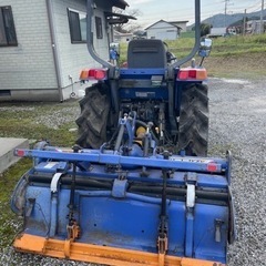 トラクターイセキAT25FF−SQ屋根付き　ロータリー付き　アワーメーター576の画像