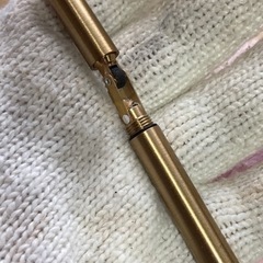 新品　オイルライター　真鍮製　タバコサイズ　フリント式の画像