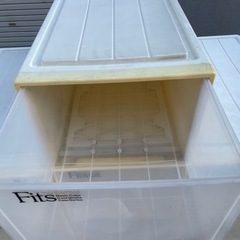 ★ 単品550円 全部セットで2,310円 ★ 衣装ケース 天馬 フィッツケース F-39L 30x39x74cm たっぷり収納 深型ロングタイプ 家具 収納家具 収納ケースの画像
