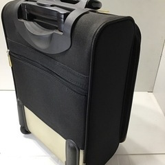 ソフトケース　旅行バック　キャリーカート　BLACK②の画像