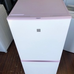 福岡市内配送設置無料 AQUA/アクア 2ドア冷蔵庫 AQR-16E5(KP
