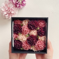 あんこのお花「カーネーションおはぎBOX」レッスンの画像