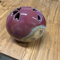 ★陶器 花瓶 置物 桜★  