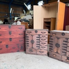 お話中☆当時物の家具☆アンティーク家具☆古いタンス☆古民家☆DI...