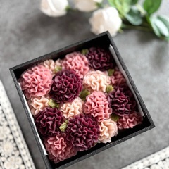 あんこのお花「カーネーションおはぎBOX」レッスンの画像