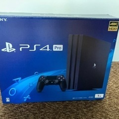 【Ps4 Pro 1TB 箱付】PlayStation4 Pro ジェット・ブラック 1TB