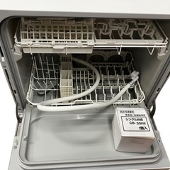 ジ04-002aAO//【現状品】Panasonic NP-TA4-W 電気食器洗い乾燥機 2021年 動作未確認 現状品の画像