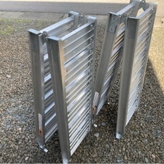 値下げラダーレール折りたたみ軽量アルミスロープつめ式フック2個セット