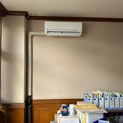 土日のみ空調、電気工事の画像