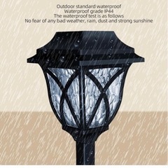 (新品)2pcs Solar Buried Lights, Stainless Steel Atmosphere Lights, Ground Insertion Lights, Solar Landscape Lights, Garden Fence Lights, Stage Lights, Deck Channel Lights, Courtyard Lights, Stairs, Yard Decorationsの画像