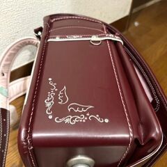 神田屋鞄のカルちゃんランドセル(ボルドー)の画像