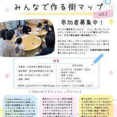【4月13日(土)】こがねいdeみんなで作る街マップ