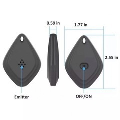 屋外蚊よけポータブル 超音波昆虫よけ USB充電インテリジェント周波数変換 ブラックの画像