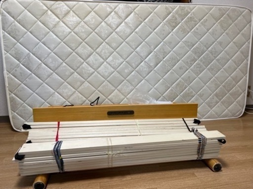 シングル　ベッド　フレーム+マットレス