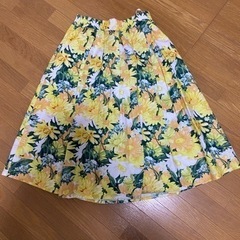 花柄スカートL★未使用