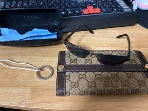 財布　サングラス　ネックレスセット