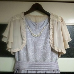 未使用美品／ドレス／ボレロ／結婚式2点セットの画像