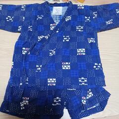 90㎝　青柄甚平　しまむら購入