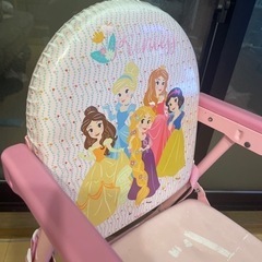 無料　ベビー子供用イス　チェアー　椅子　プリンセス　ディズニーの画像