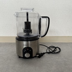 【お取引中】BONABONA フードプロセッサー シルバー×ブラ...