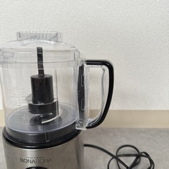 【お取引中】BONABONA フードプロセッサー シルバー×ブラック BZ-FP77の画像