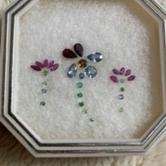 宝石　紫陽花&パンジーセットの画像