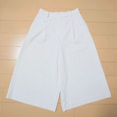UNIQLO ストライプ ガウチョパンツ