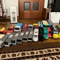 電車、消防車、新幹線、バスなどおもちゃまとめ売り