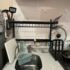 室内物干し、シンク上水切りラック　お譲りします。の画像