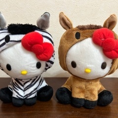 キティぬいぐるみ2つセット