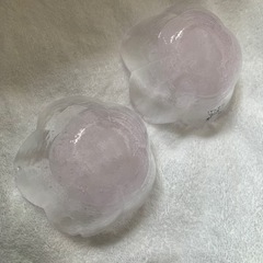 桜　ガラス小鉢（２つセット）の画像