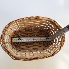 ※お取引中※【あげます】楕円のカゴ2点の画像