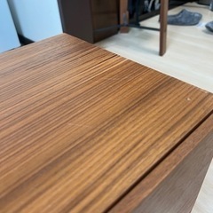 無印良品「MUJI」スタッキングチェスト・引出し・２段／ウォールナット材突板の画像
