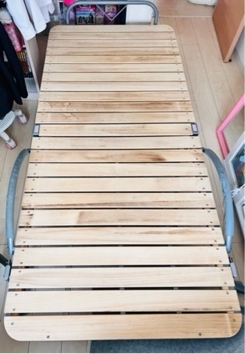 家具 ベッド　折りたたみ　すのこ